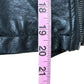 MAX STUDIO NWT Black Vegan Leather Moto Jacket Size M
