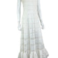 DOEN White Lace Maxi Dress Size S