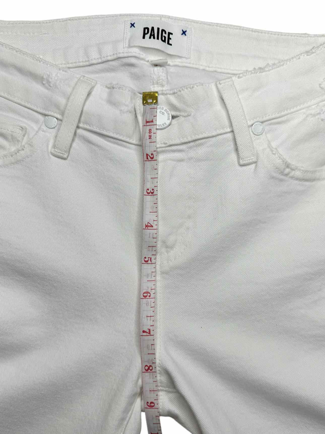 PAIGE White Skyline Skinny Jean Size 25