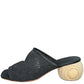Huma Blanco Black Mesh Milla Mule Sandals SIze 38
