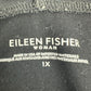 EILEEN FISHER Black Organic Cotton Sweater Cardigan Size 1X
