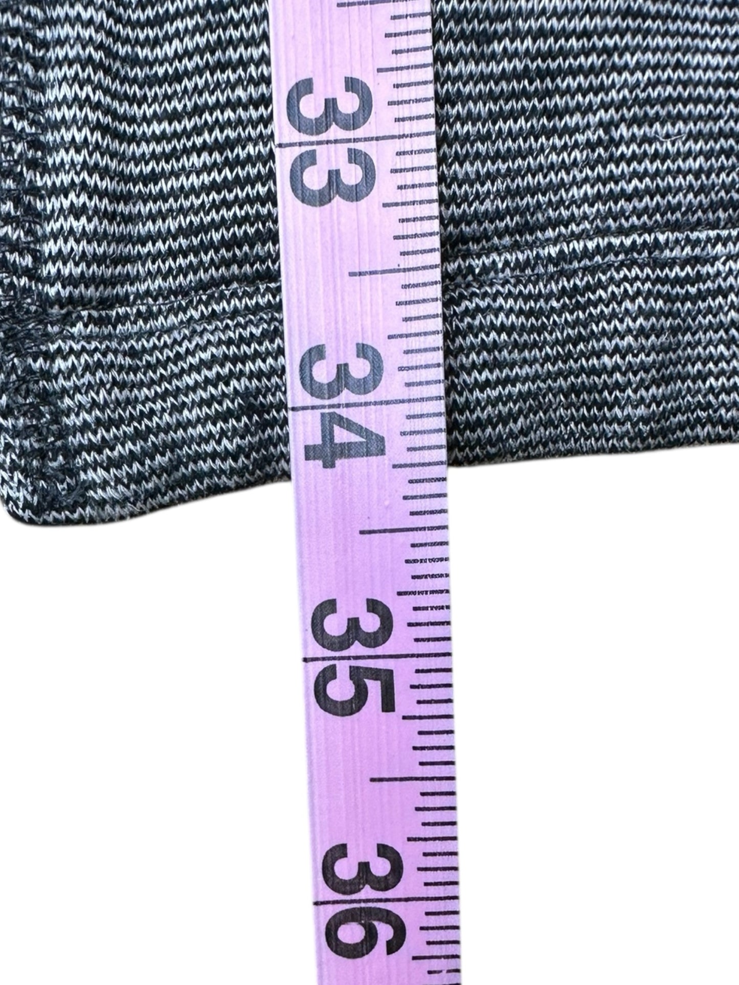 EILEEN FISHER Black Striped Hemp Organic Cotton Jacket Size M