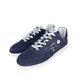 33.9 Women's Navy Blue Suede Signature Sneaker Size 37