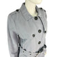 cabi Pastel Blue TANNER Trench Coat Size M