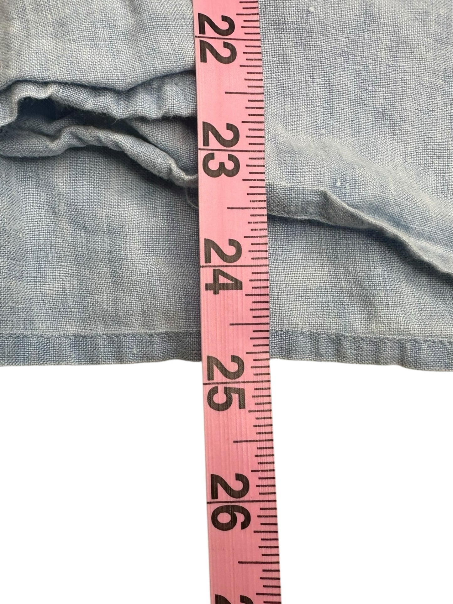 BANANA REPUBLIC Light Blue Linen Tank Size M