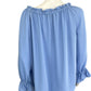 NWT Talbots Light Blue Blouse Size M