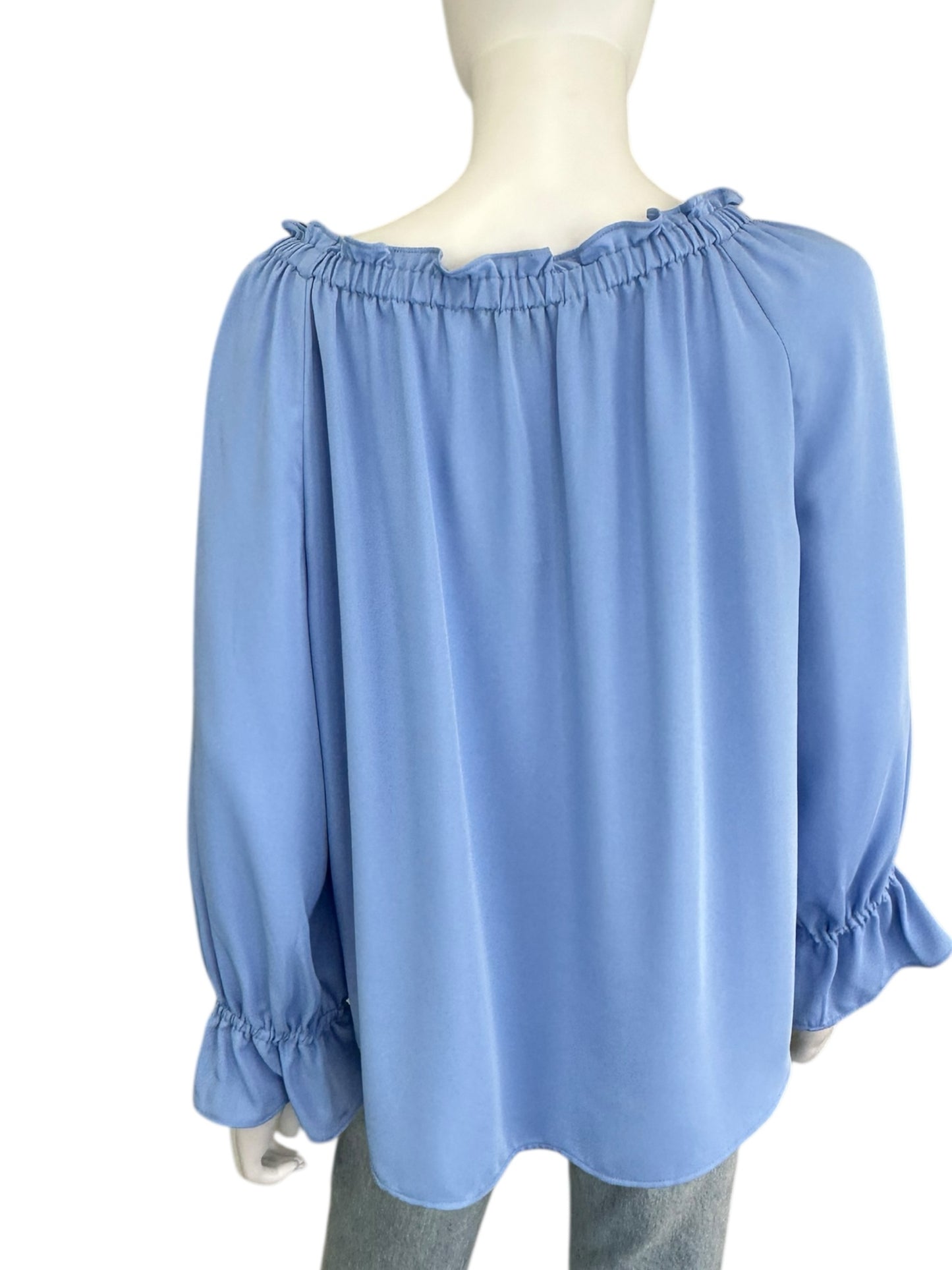 NWT Talbots Light Blue Blouse Size M