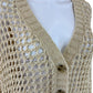 J. Crew NWT Buff Montauk Open Knit Sweater Cardigan Size XS