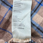 Free People Blue and Pink Flannel Button-down Size M