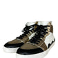 CYNTHIA ROWLEY Mixed Metallic High Top Sneaker Size 41