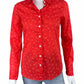 J. Crew NWT Red Anchor Print Perfect Shirt Size 00