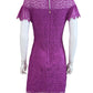 TRINA TURK Purple Mai Tai Lace Cocktail Dress Size 4