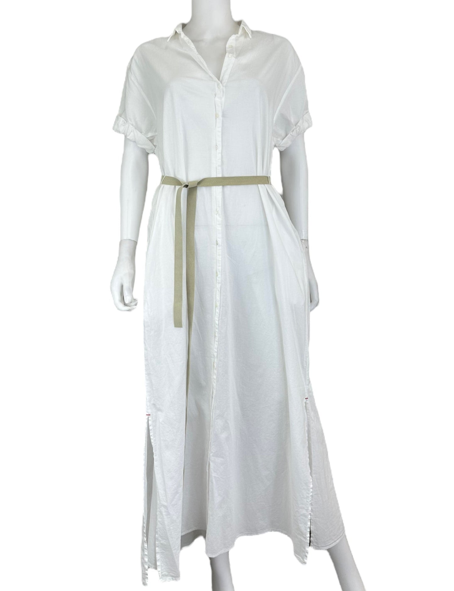 Xirena White Button Down Maxi Dress Size XS