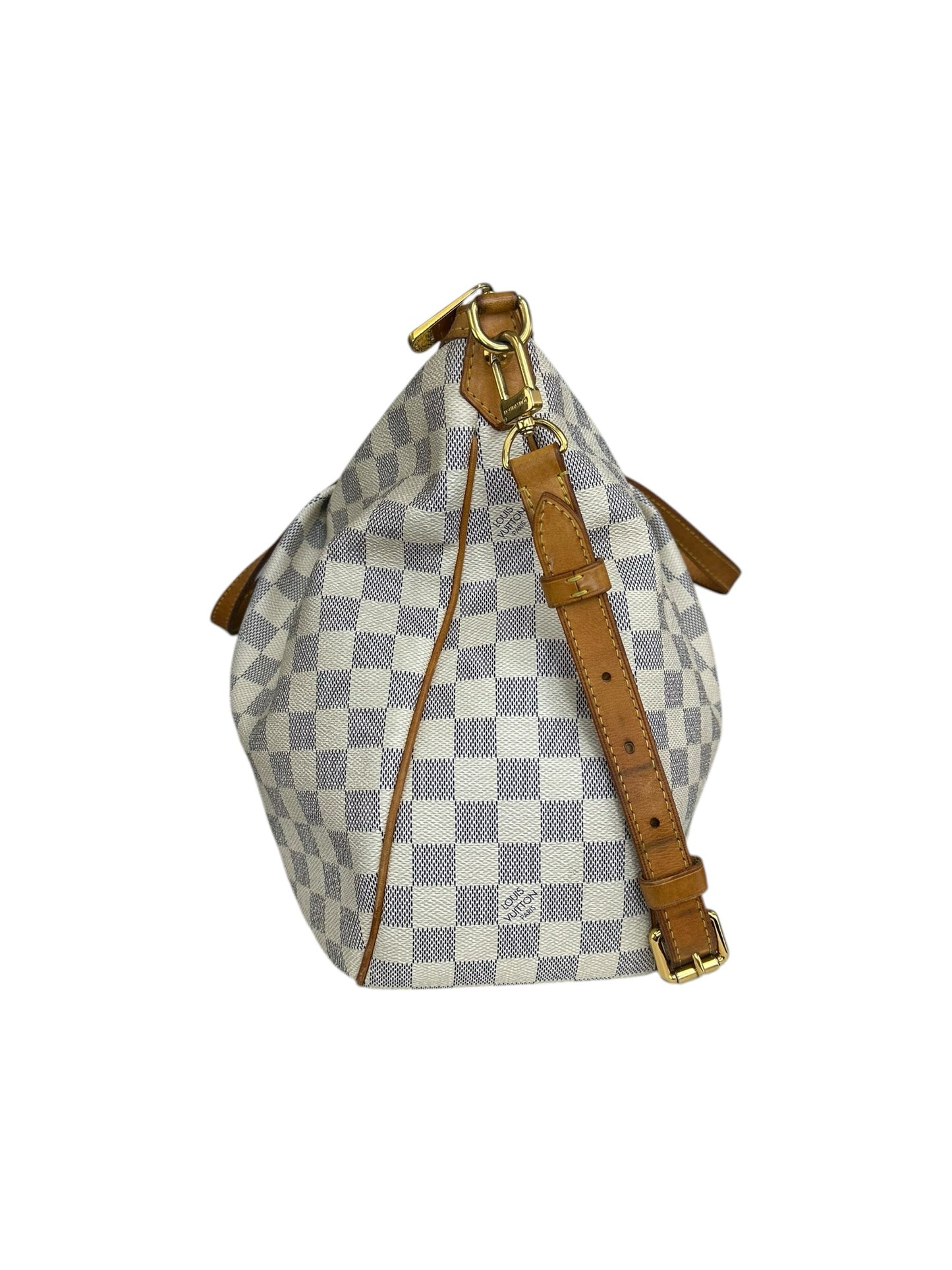 Louis Vuitton Damier Azur Siracusa DM Designer Handbag