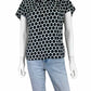 Boden Black Polka Dot Blouse Size 12