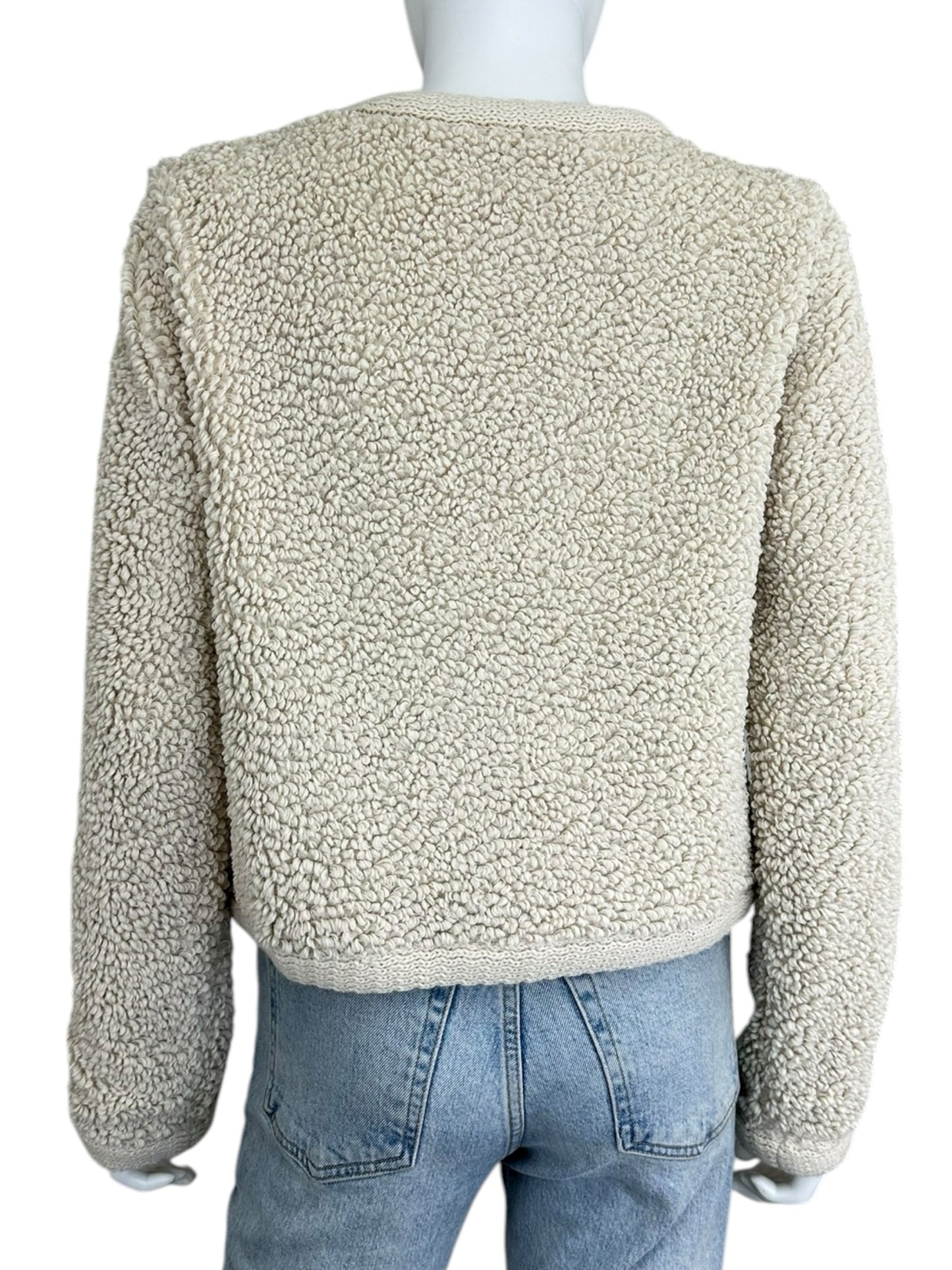 sanctuary Cream Cuddle Up Cardi Jacket Size XS