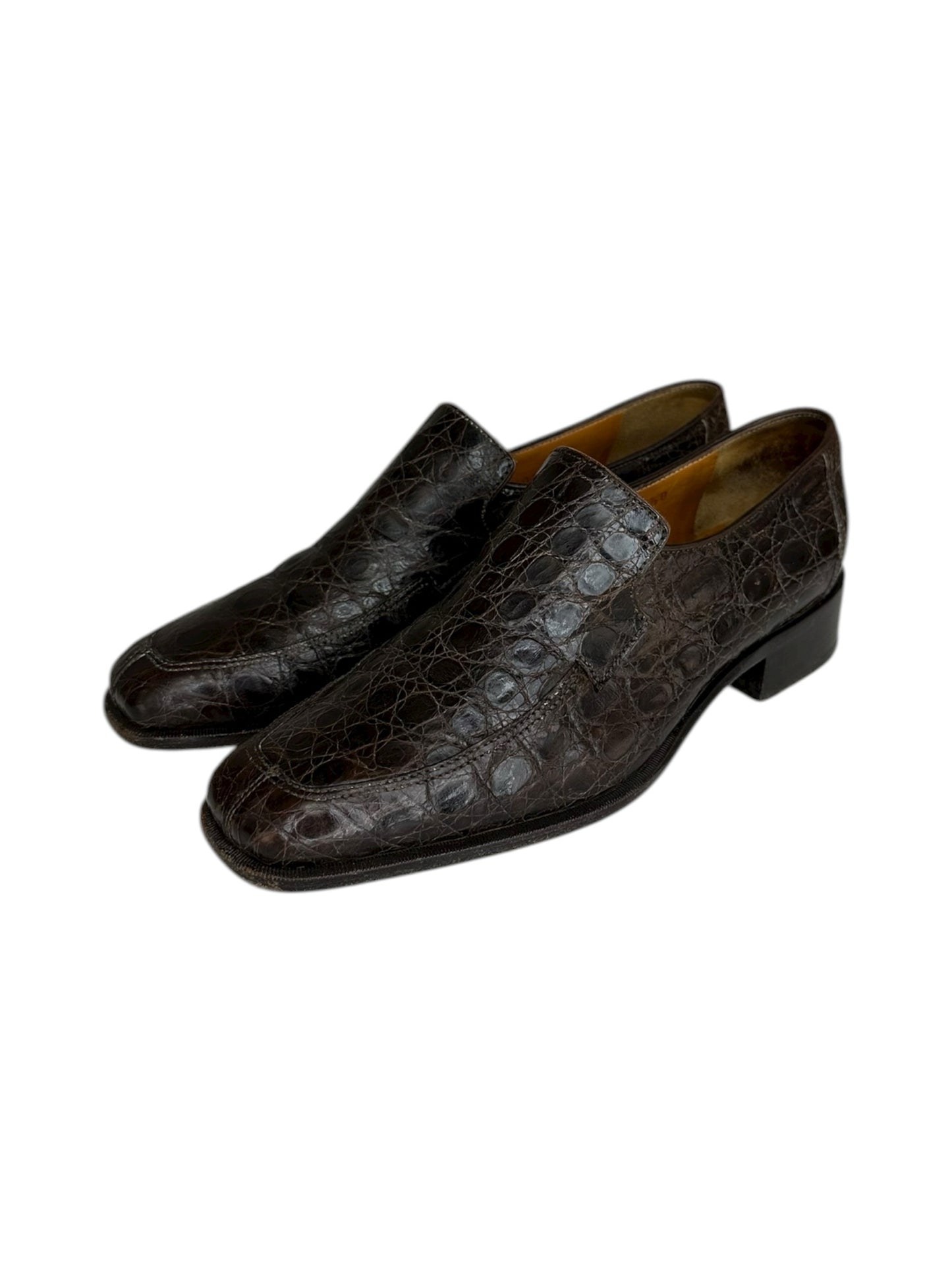 Ralph Lauren Collection Brown Leather Loafers Size 6.5