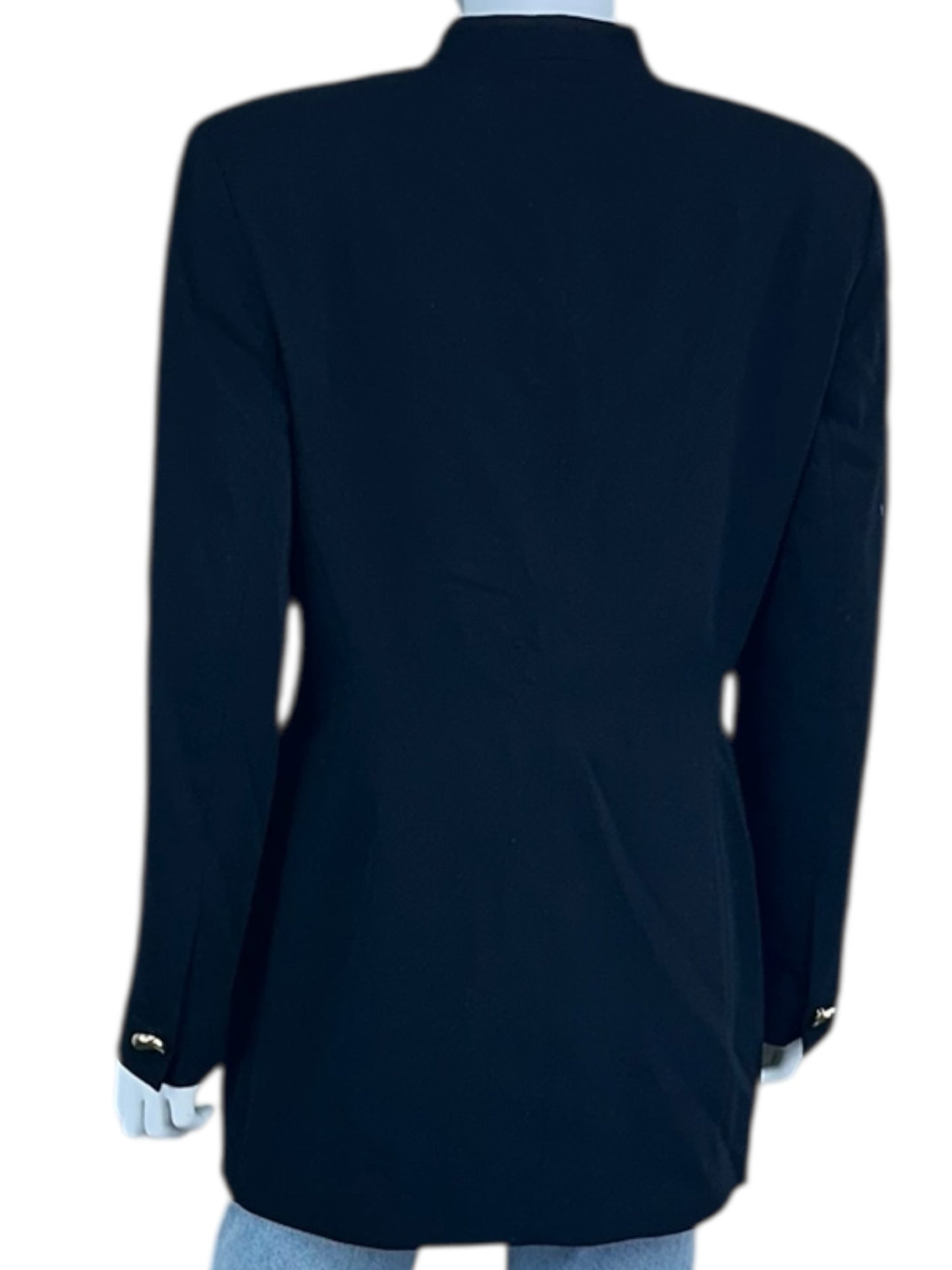 ESCADA Black Pure Wool Dress Jacket Size M