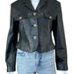 Vintage Cripple Creek Black Leather Jacket Size M