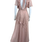 Spell Pink Layered Maxi Cocktail Dress Size XS