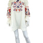 Free People White and Floral Multicolor Casual Dress Size S