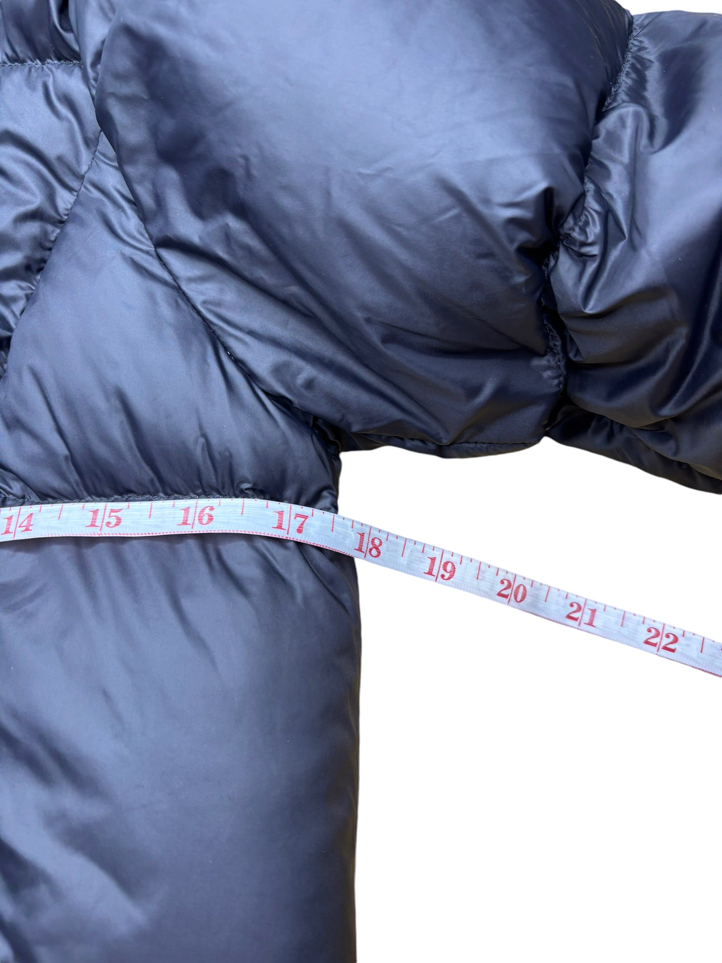 Eddie Bauer Black Down Quilted Puffy Coat Size S