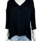 J. Jill NWT Black Knit Top Size LP