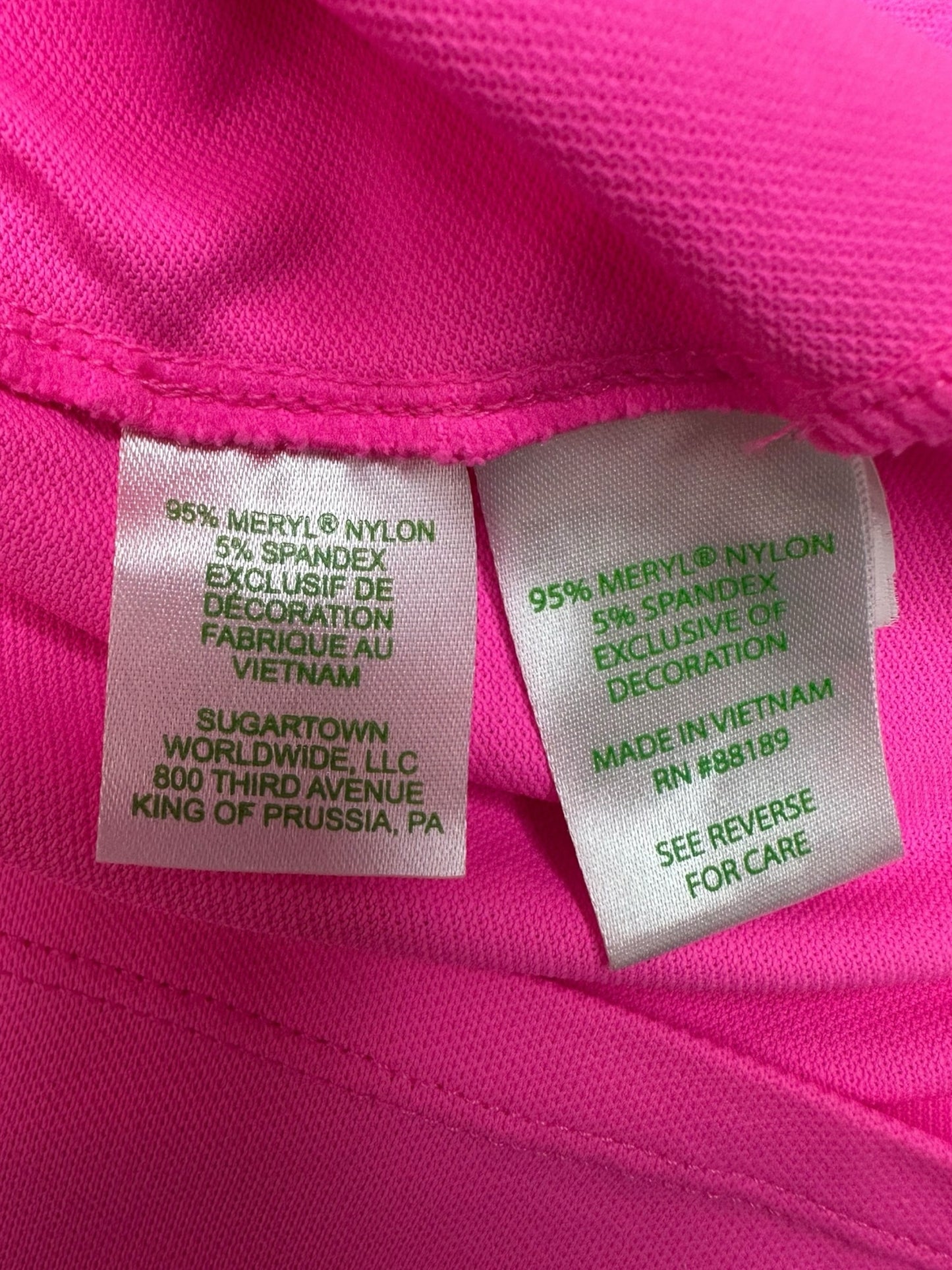 Lilly Pulitzer Hot Pink Long Sleeve Size M