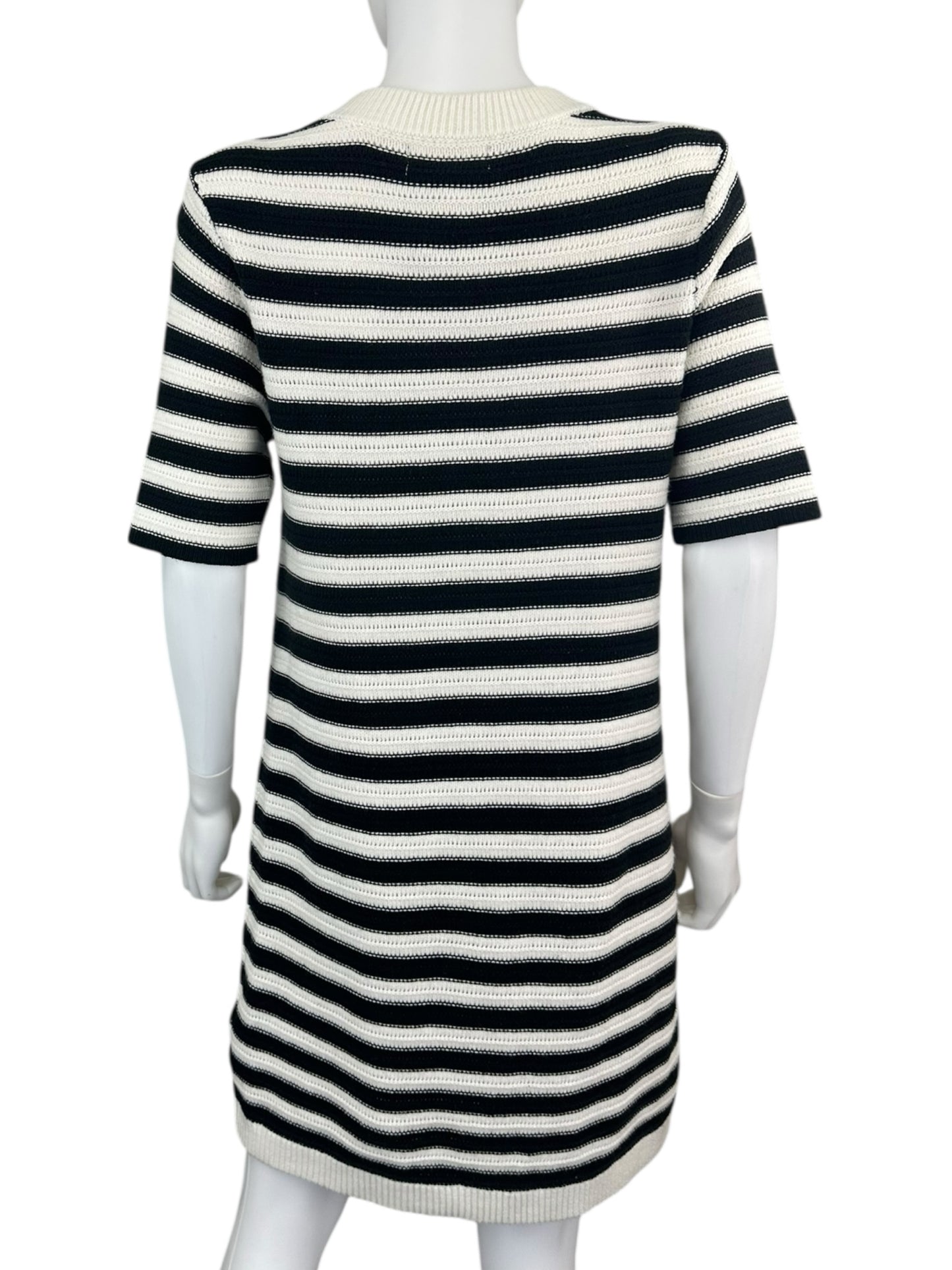 SANCTUARY NWT Black Striped Sweater Dress Size M