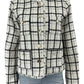 TAHARI Plaid Tweed Jacket Size L