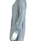 TAHARI 100% Linen Blue Striped Button-down Size L
