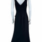 keepsake Black Ruffle Maxi Dress Size M