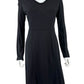 ETCETERA Black Knit Midi Dress Size 6