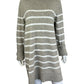 Z SUPPLY NWT Beige Striped Sweater Dress Size S