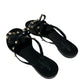 VALENTINO Black Rockstud Rubber Slipper Size 38