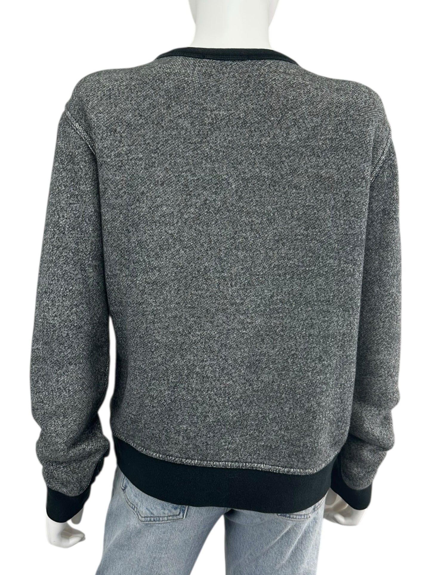 T ALEXANDER WANG Gray Knit Sweat Shirt Size M