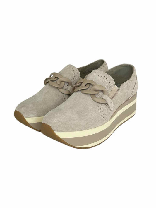 Dolce Vita Cream Jhenee Suede Sneakers Size 7.5