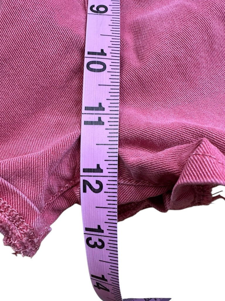 PAIGE Red High Waisted Shorts Size 26