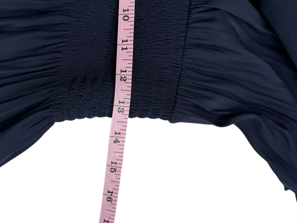 RAMY BROOK Navy Ruffle Maxi Dress Size L