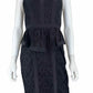 BETSEY JOHNSON Black Lace Strapless Cocktail Dress Size 2