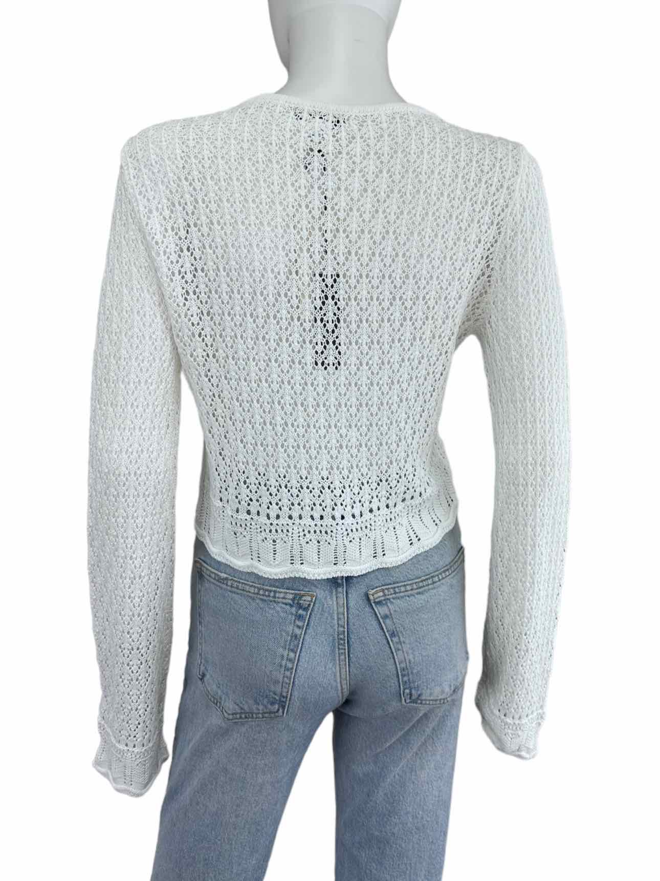 bobiBLACK NWT White Sweater Size S