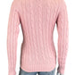 Vineyard Vines Pastel Pink Cable Knit Sweater Size S