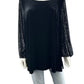 ALEX EVENINGS NWT Black Velvet Sequined Blouse Size 2X