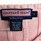 Vineyard Vines Pastel Pink Cable Knit Sweater Size S