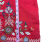 Johnny Was Red 100% Linen Embroidered Tunic Size S