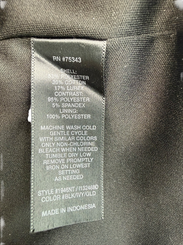 CYNTHIA ROWLEY Metallic Tweed Cocktail Dress Size 8