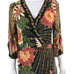 FARM Rio Amorina Floral Wrap Maxi Dress Size S