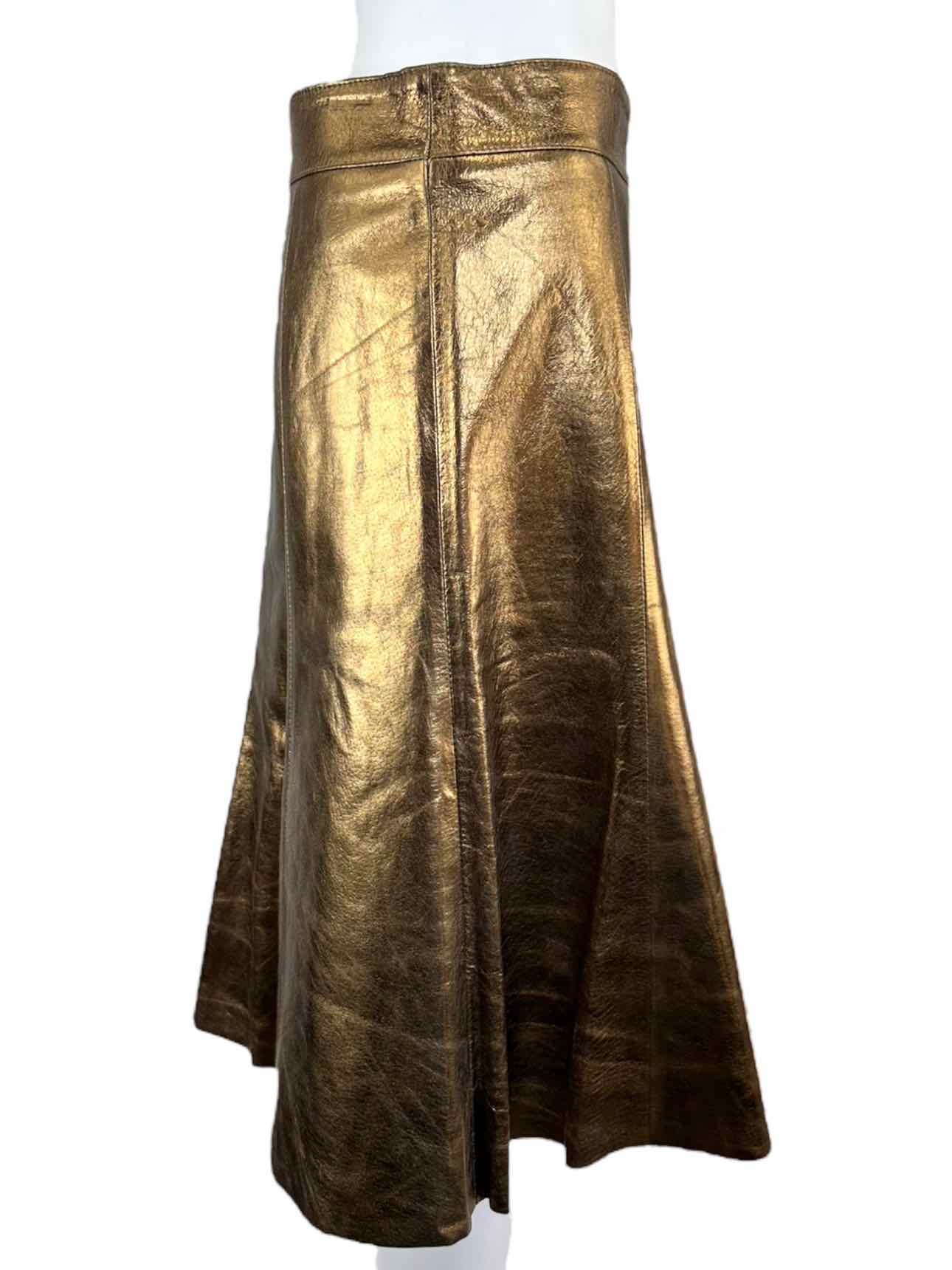 Wendy Hil Metallic Midi Skirt Size 4