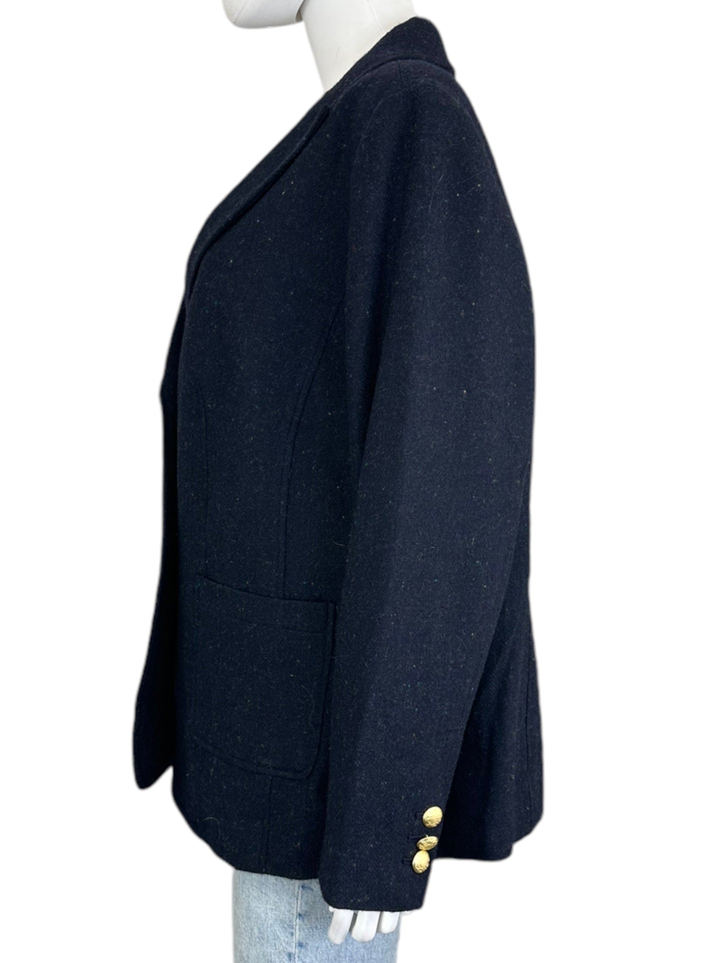 Talbots Navy Wool Blazer Size 14