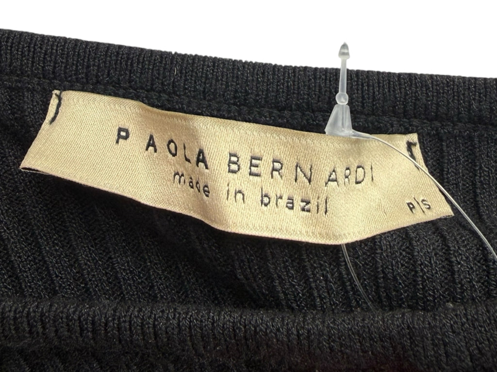 Paola Bernardi Black Bolero Style Sweater Dress Size S